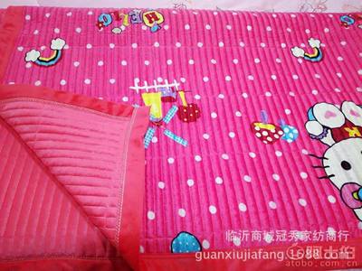 【新月公主新款雙面絨多針絎縫床蓋廠家直銷溫暖整個嚴寒冬日】臨沂商城冠秀家紡商行 - 產品庫